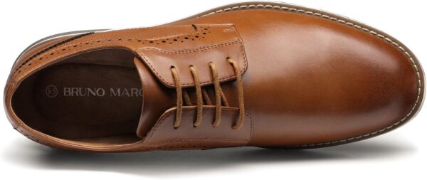 Bruno Marc Men's Plain Toe Oxford Shoes Business Formal Derby Dress Sneakers - Image 4