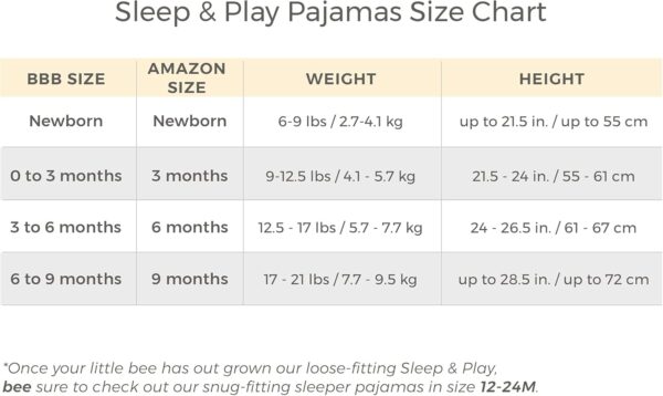 Burt's Bees Baby Boys' Sleep and Play Pjs, 100% Organic Cotton One-piece Zip Front Romper Jumpsuit Pajamas - Image 5