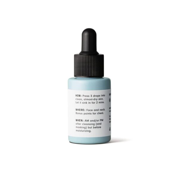 Versed Just Breathe Clarifying Facial Serum - Blend of Antioxidants, Niacinamide, White Willow and Zinc Helps Reduce Blemishes, Decongest Pores and Soothe Redness - Vegan Acne Serum (1 fl oz) - Image 2