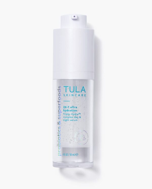 TULA Skin Care 24/7 Ultra Hydration - Triple Hydra Complex Day & Night Serum, Plumps Skin & Delivers Moisture While Reducing Fine Lines, 1 fl oz. - Image 4