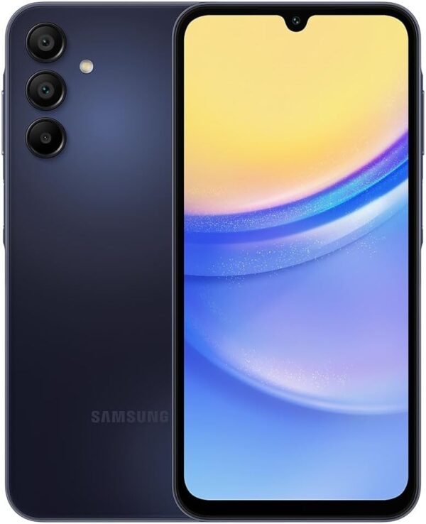 SAMSUNG Galaxy A15 5G Dual SIM (256GB, 2024) 6.5" 90Hz AMOLED, 50MP Camera, 4G Volte (Fully Unlocked International Model for AT&T, T-Mobile, Verizon, Global) A156M/DSN (w/ 256GB SD Card, Blue Black)