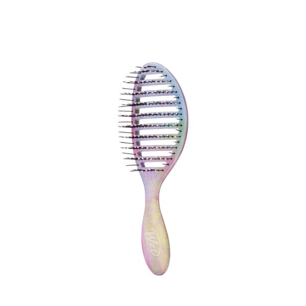 Wet Brush Speed Dry Hair Brush - Stripes (Color Wash) - Vented Design and Ultra Soft HeatFlex Bristles Are Blow Dry Safe With Ergonomic Handle Manages Tangle and Uncontrollable Hair - Pain-Free - Image 3