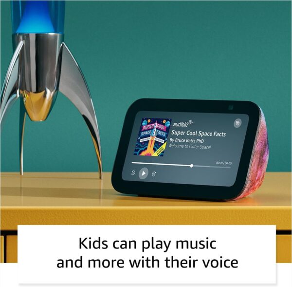 Amazon Echo Show 5 (3rd Gen, 2023 release) Kids | Designed for kids, with parental controls | Galaxy - Image 3