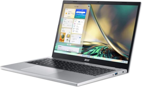 Acer Aspire 3 A315-24P-R7VH Slim Laptop | 15.6" Full HD IPS Display | AMD Ryzen 3 7320U Quad-Core Processor | AMD Radeon Graphics | 8GB LPDDR5 | 128GB NVMe SSD | Wi-Fi 6 | Windows 11 Home in S Mode - Image 8