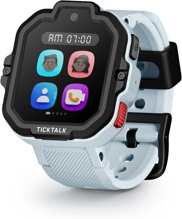 TickTalk5 Cellular Kids Smart Watch with GPS Tracker & Video Calling - Smart Watch for Kids with Parent Apps, SOS & 911 Calling, Real-Time Location Tracking, DND Mode & More - Smart Watch for Kids 3+