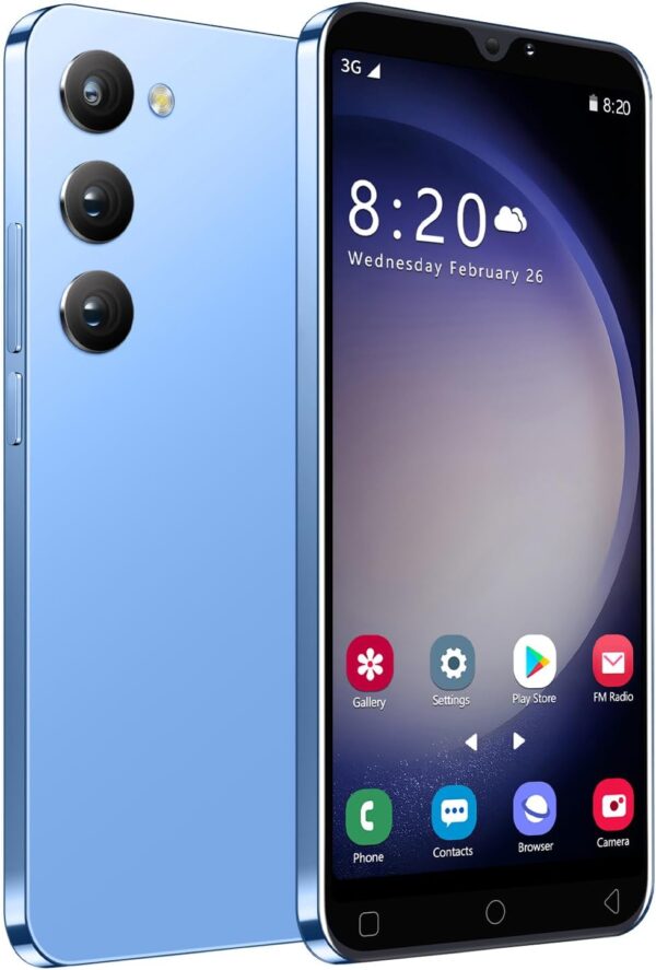 Cheap Mobile Phones, 5.0 Inch, Android 9.0, Dual SIM Dual Camera 3G Smartphones, Quad Core, 16GB ROM【Expandable up to 128GB】, Support GPS/WiFi/Bluetooth/FM, Face Unlocked Phones (Blue)