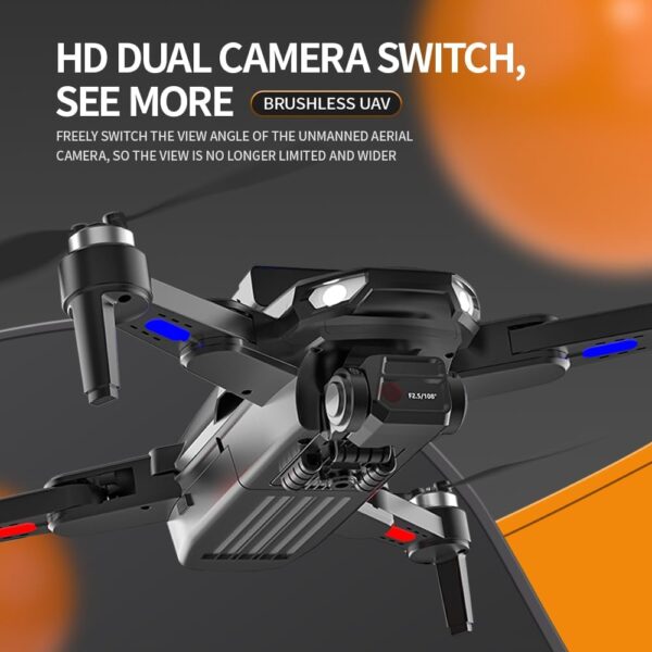 S22 Drone with 4K Camera for Adults Beginner; 194G Foldable RC Quadcopter with 328 Feet Control Range, Brushless Motor, 2.4G, 360 Degree Flip, 2 Batteries, Toys for Adults - Image 6