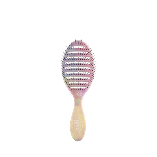 Wet Brush Speed Dry Hair Brush - Stripes (Color Wash) - Vented Design and Ultra Soft HeatFlex Bristles Are Blow Dry Safe With Ergonomic Handle Manages Tangle and Uncontrollable Hair - Pain-Free