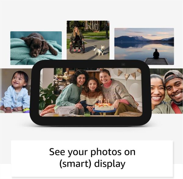 Amazon Echo Show 5 (3rd Gen, 2023 release) | Smart display with 2x the bass and clearer sound | Charcoal - Image 5