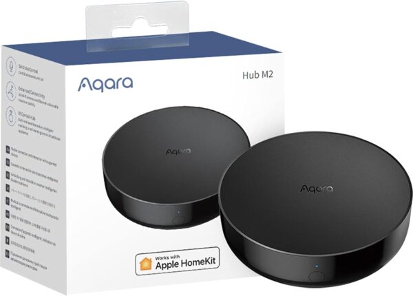 Aqara Smart Hub M2 (2.4 GHz Wi-Fi Required), Smart Home Bridge for Alarm System, IR Remote Control, Home Automation, Supports Alexa, Google Assistant, Apple HomeKit and IFTTT