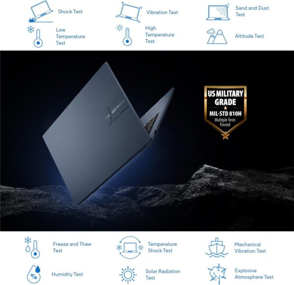 ASUS VivoBook Laptop | 14" FHD (1920 x 1080) Display | 12th Generation 6 Core Processor | 24GB RAM | 1TB Storage | Bluetooth | HDMI | Thin & Light | Windows 11 Pro | w/WOWPC Bundle - Image 6