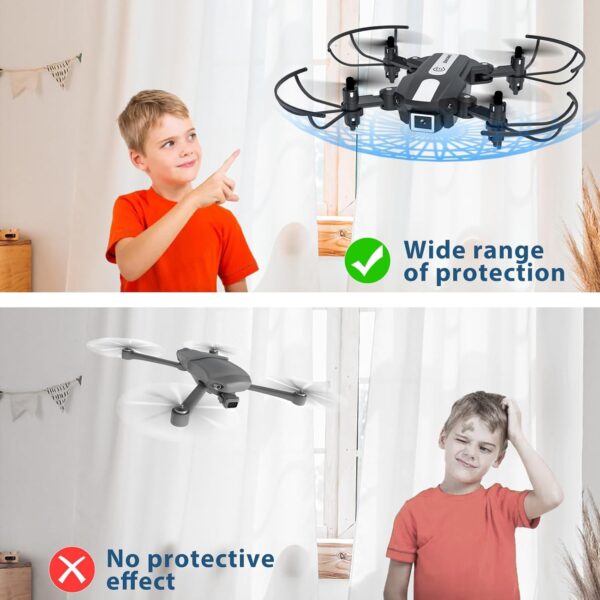 T25 Mini Drone with Camera - 1080P HD RC Drones for Kids Fpv Drone for Adults Beginners, With One Key Take Off/Landing, Gravity Sensor, Gesture Control, 3D Flip, Voice Control - Image 2