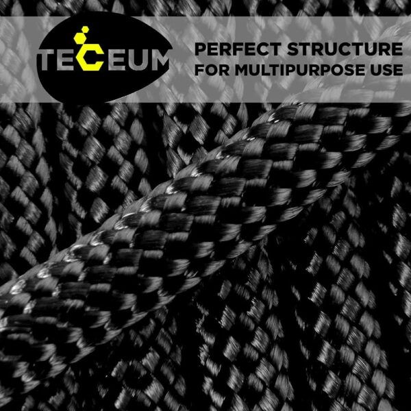 TECEUM Paracord Rope 1000 – 1000ft / 200ft / 120ft / 100ft / 50ft – Tactical Parachute Cord – 45+ Colors – Ideal Nylon String for Survival & Camping Gear – Stripe Cord for Survival – Utility Rope - Image 5