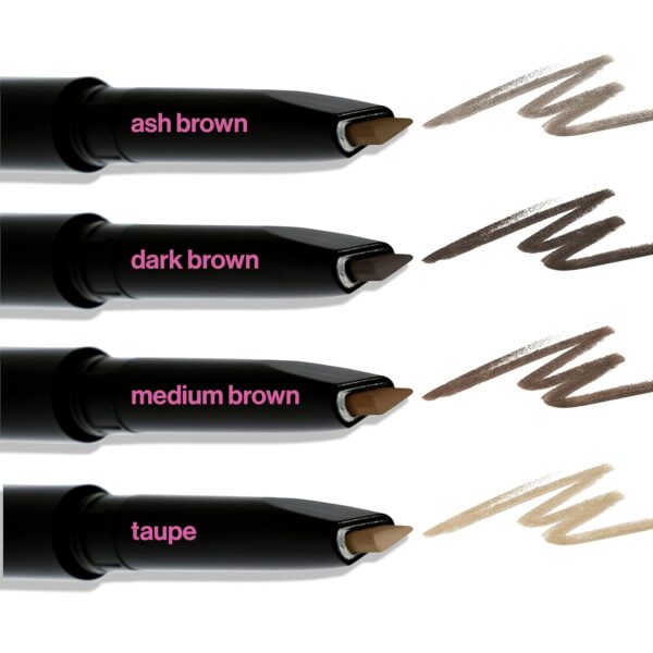 wet n wild Ultimate Eyebrow Retractable Definer Pencil, Taupe, Dual-Sided Brow Brush, Fine Tip, Shapes, Defines, Fills Brow Makeup - Image 8