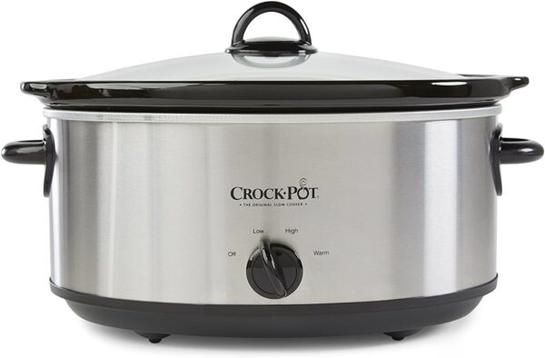 Crock-Pot 7 Quart Oval Manual Slow Cooker, Stainless Steel (SCV700-S-BR), Versatile Cookware for Large Families or Entertaining - Image 9