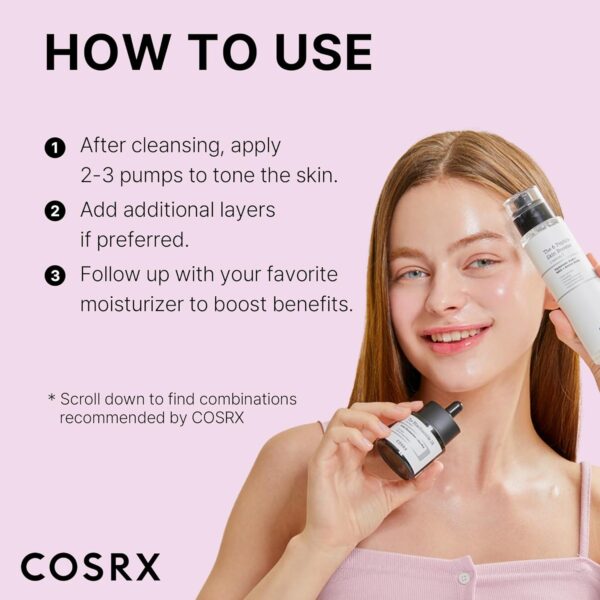 COSRX 6X Peptide Collagen Booster Toner Serum, Niacinamide & Hyaluronic Acid Skin Renewal Boosting Facial Essence for All Skin Types, Korean Skin Care, Paraben Free, 150mL/5.07 Fl.Oz - Image 7