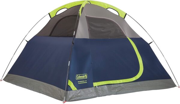 Coleman Sundome Camping Tent, 2/3/4/6 Person Dome Tent with Snag-Free Poles for Easy Setup in Under 10 Mins, Included Rainfly Blocks Wind & Rain, Tent for Camping, Festivals, Backyard, Sleepovers - Image 2