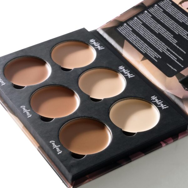 W7 Lift & Sculpt Cream Contour Kit - Concealing, Highlighting & Contouring Makeup Palette - Step-by-Step Instructions Included - Image 3