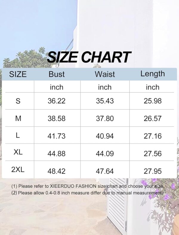 XIEERDUO Womens Summer Tops Casual V Neck T Shirts Short Sleeve Shirts Loose Fit Flowy - Image 5