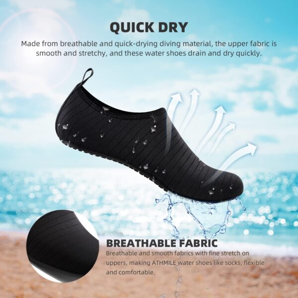 Water Shoes for Women Men Quick-Dry Aqua Socks Swim Beach Barefoot Yoga Exercise Wear Sport Accessories Pool Camping Must Haves Adult Youth Size - Image 5