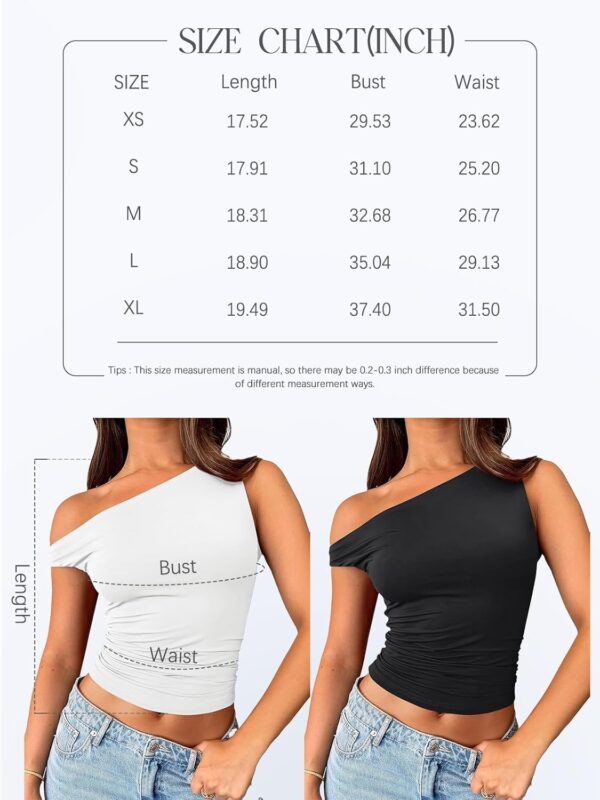 Trendy Queen Womens Off The Shoulder Tops Sleeveless Shirts Going Out Crop Tank Tops Slim Fitted Y2K Summer Outfits 2024 - Image 6