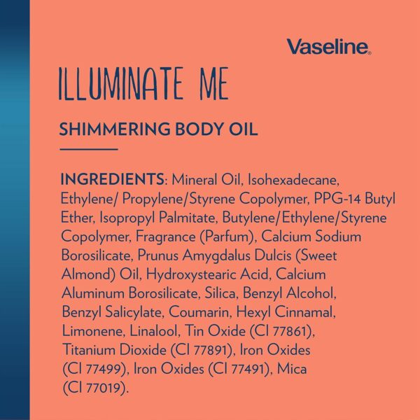 Vaseline Illuminate Me Shimmering Body Oil Created for Melanin Rich Skin, Illuminates Skin with Finishing Touch of Shimmer for Glowing Skin 3.3 oz - Image 12