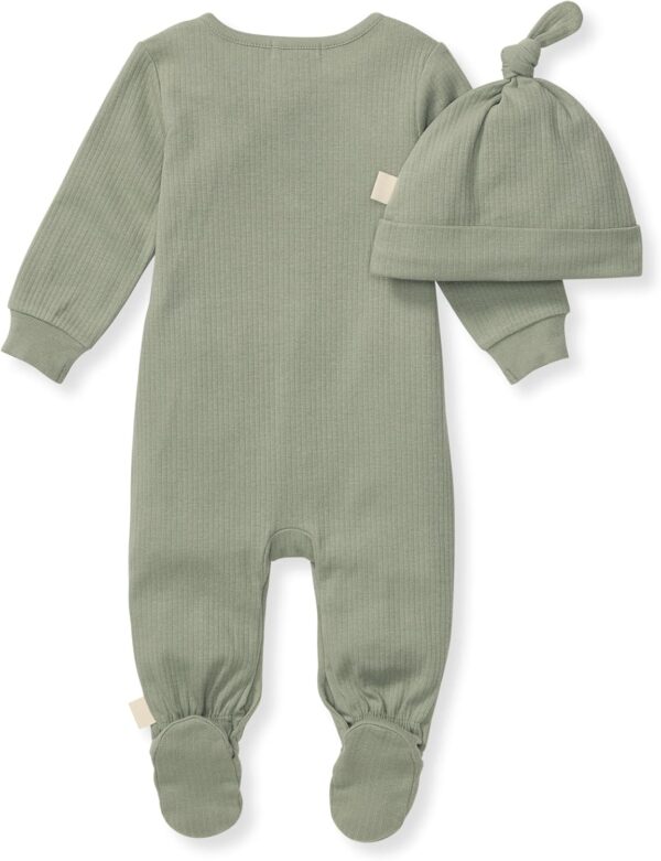 Burt's Bees Baby baby-boys Romper Jumpsuit, 100% Organic Cotton One-piece Short Sleeve Shortall, Long Sleeve Coverall - Image 2