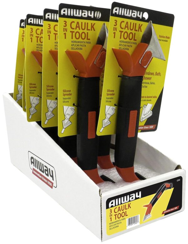 ALLWAY CT31 3-in-1 Caulk Tool for Removal and Application - Image 11