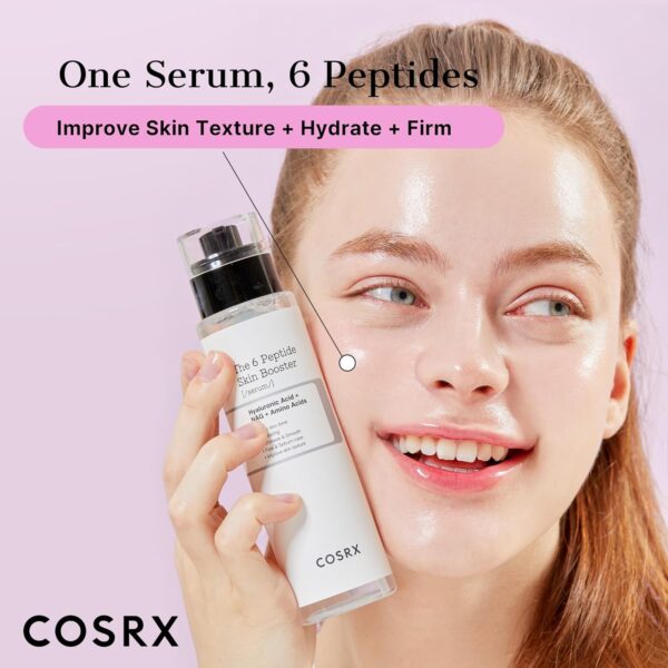 COSRX 6X Peptide Collagen Booster Toner Serum, Niacinamide & Hyaluronic Acid Skin Renewal Boosting Facial Essence for All Skin Types, Korean Skin Care, Paraben Free, 150mL/5.07 Fl.Oz - Image 5