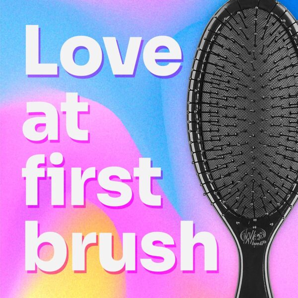 Wet Brush Original Detangling Hair Brush, Classic Black - Ultra-Soft IntelliFlex Bristles - Detangler Brush Glide Through Tangles With Ease For All Hair Types - For Women, Men, Wet & Dry Hair - Image 6