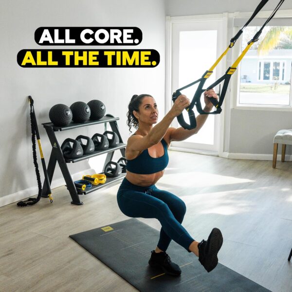 TRX All-in-One Suspension Training System for Weight Training, Cardio, Cross-Training & Resistance Training, Full-Body Workouts for Home, Travel, and Outdoors, Includes Indoor & Outdoor Anchor System - Image 8